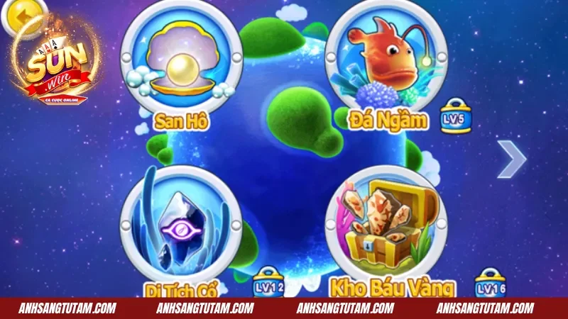 Vua Săn Cá Sunwin | Chinh Phục Kho Báu Khổng Lồ Dưới Đáy Đại Dương 3 Tham gia chơi Vua Săn Cá Sunwin một cách dễ dàng