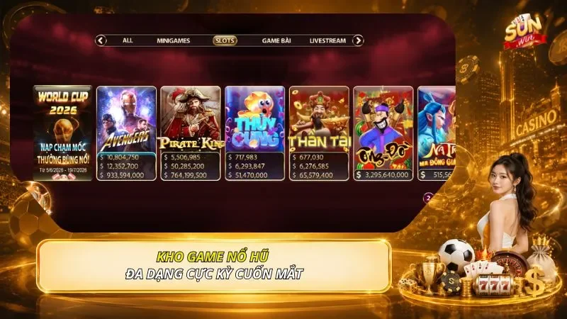 Trang chủ 19 Kho game nổ hũ đa dạng cực kỳ cuốn mắt
